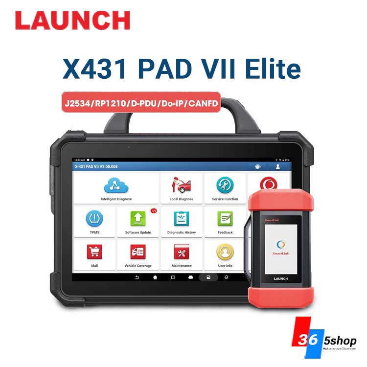 2024 Launch X431 PAD VII PAD 7 Elite Support Online Coding Programming 2  Years Free Update